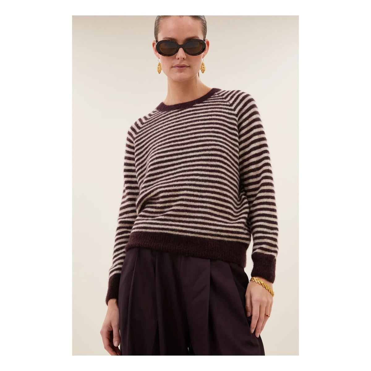 By Bar - Sally Alpaca Striped Sweater