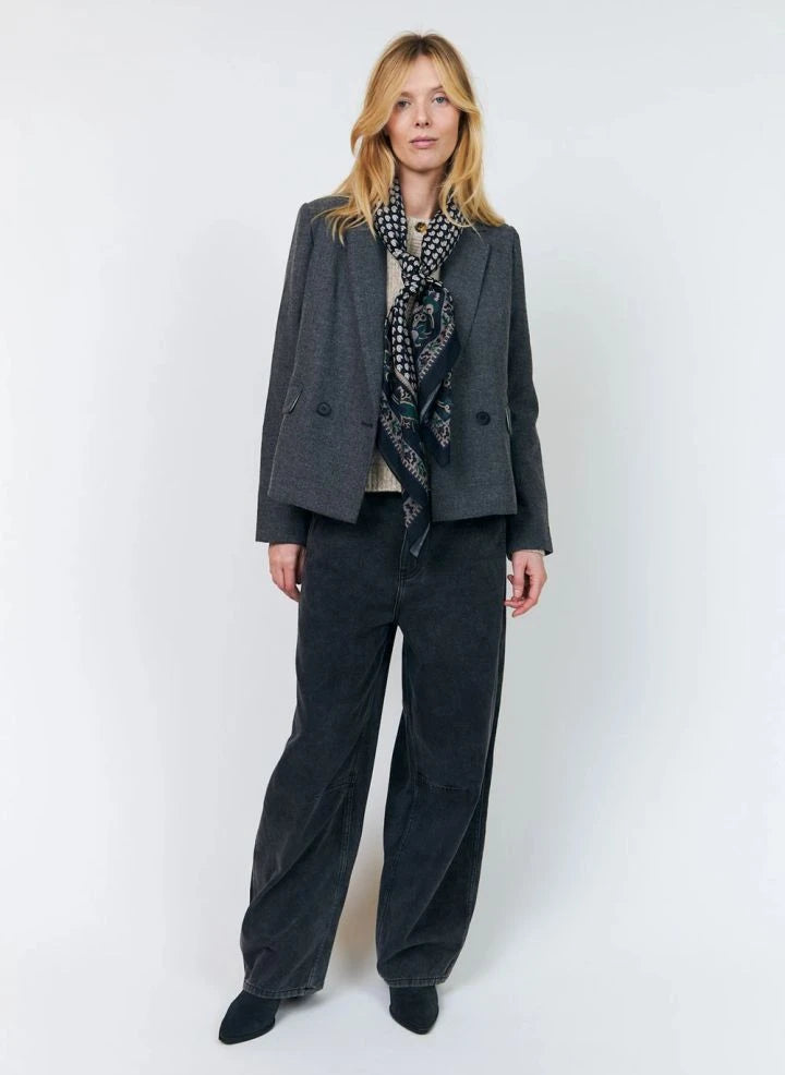 Lollys Laundry - Antonella Wool Blazer | Grey