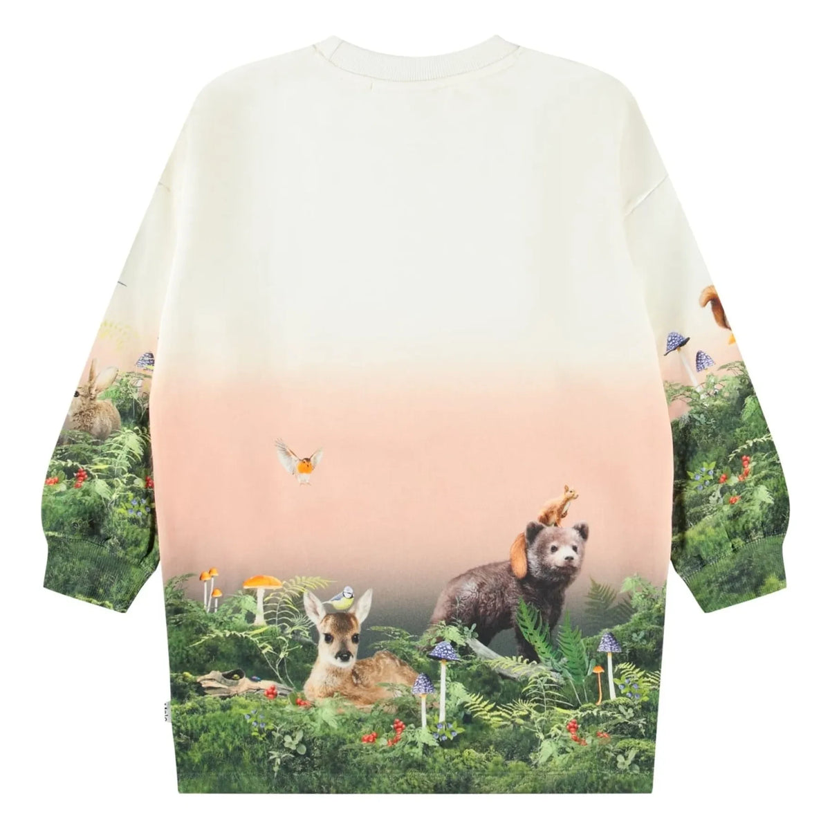 Molo - Cyrella Animals Organic Cotton Dress | White
