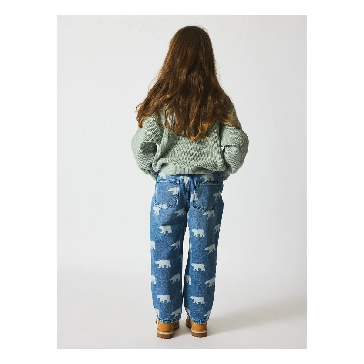 brunobruno nation - Dorethy AOP Organic Cotton Jeans | Blue