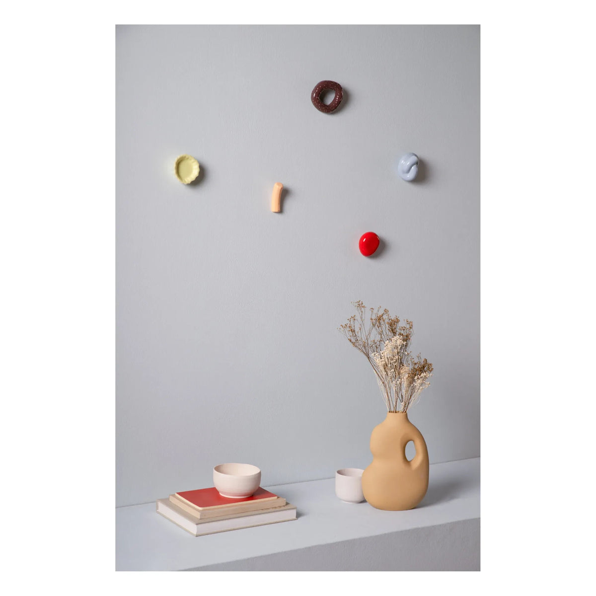 Schneid Studio - Ceramic Hanging Hook | Coral