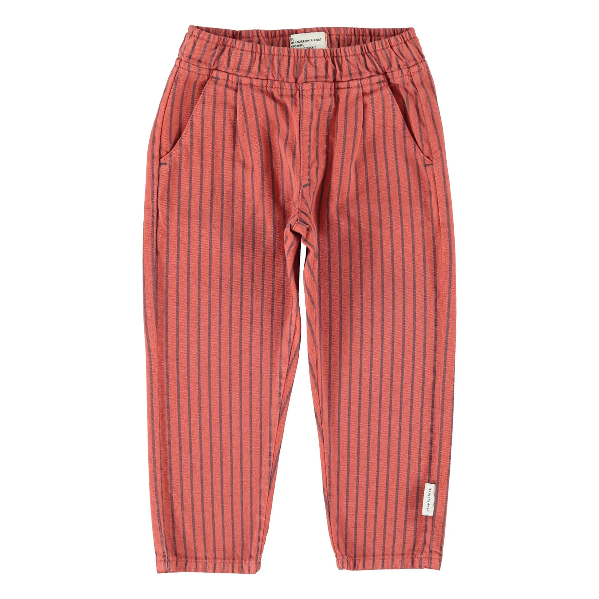 Piupiuchick - Striped Pants | Orange