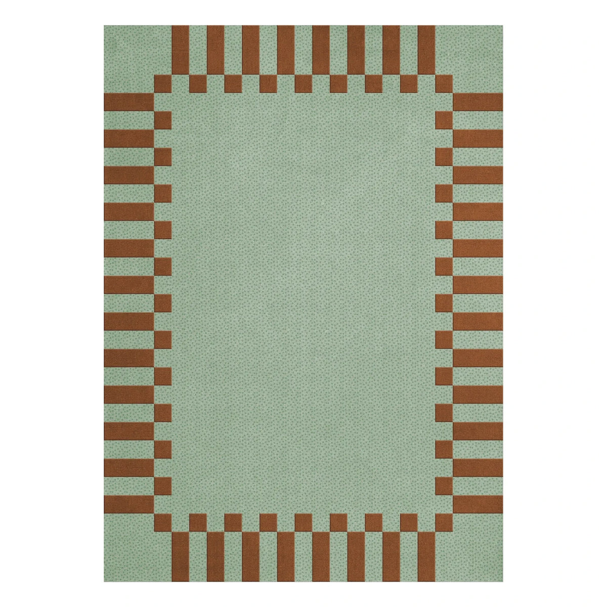 Layered - Wool Rug Teklan Frame, Tekla Evelina Severin | Pistachio