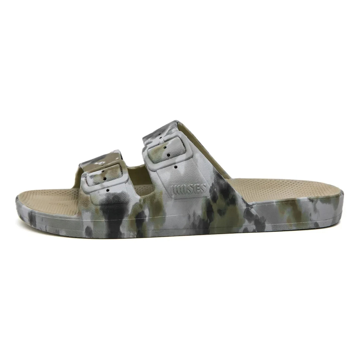Freedom Moses - Bandhani Sandals | Khaki