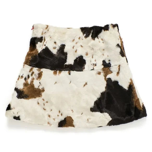 Maison Mangostan - Leather Jacket Skirt | Beige