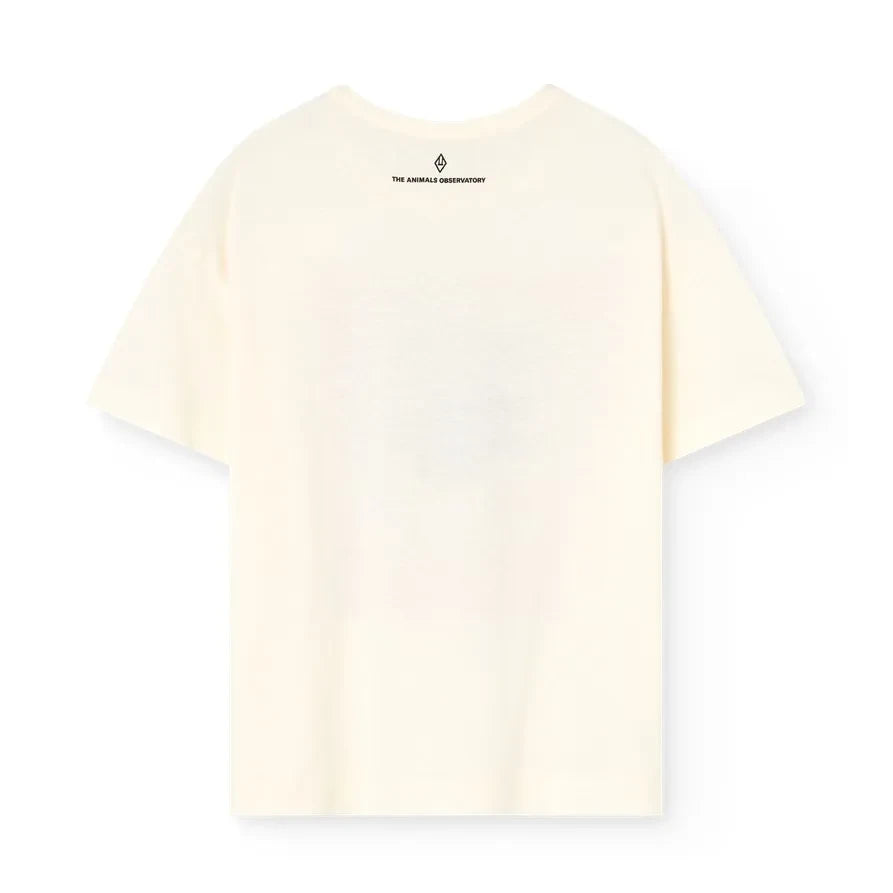 The Animals Observatory - Dunker Organic Cotton T-Shirt | White