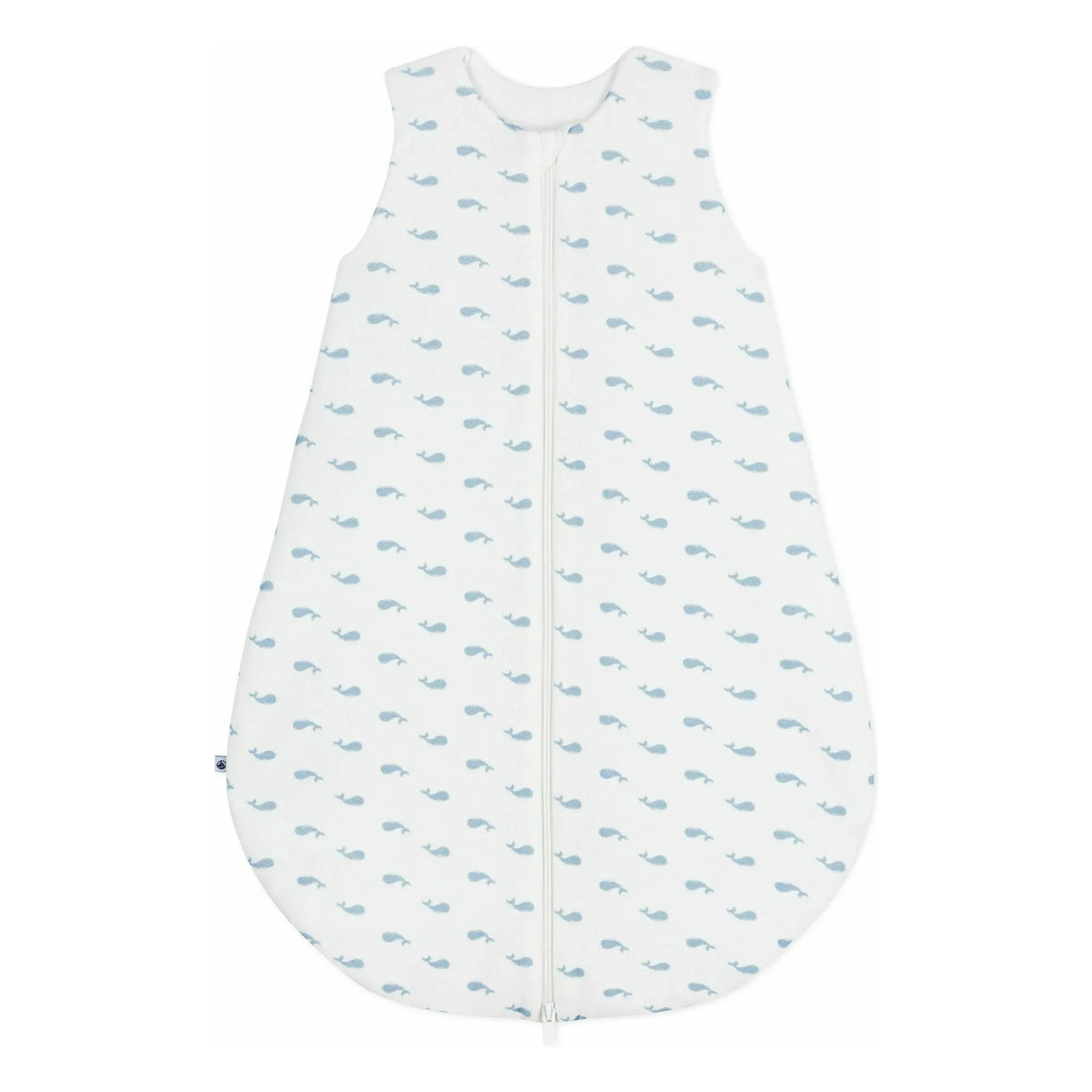 Petit Bateau - Whale Sleep Suit | White