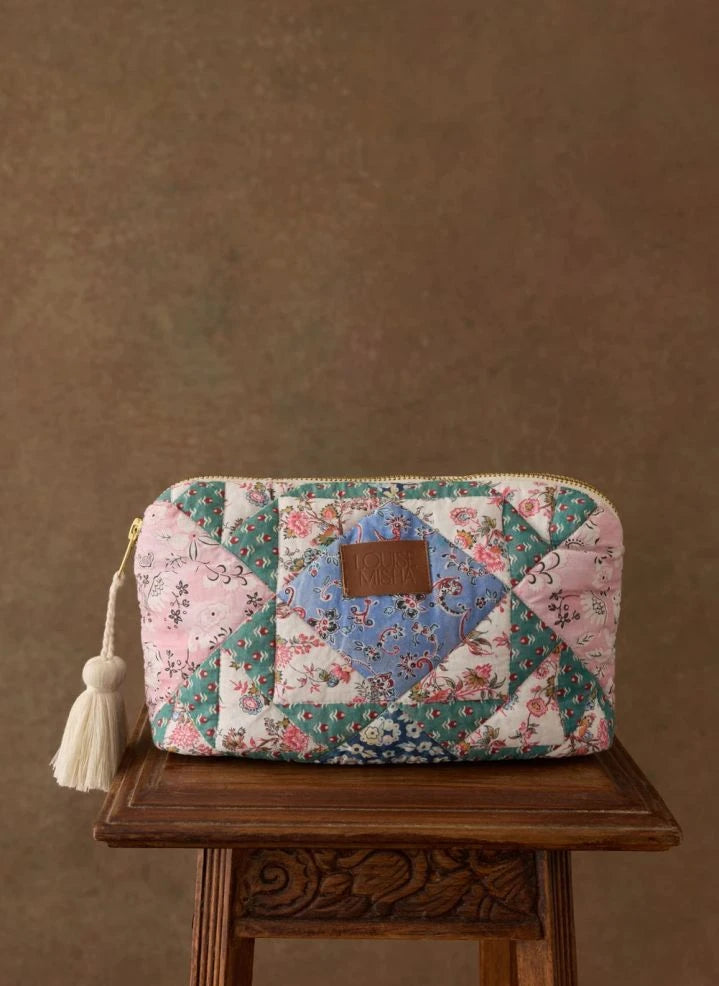 Louise Misha - Light Blue Teiki Makeup Bag