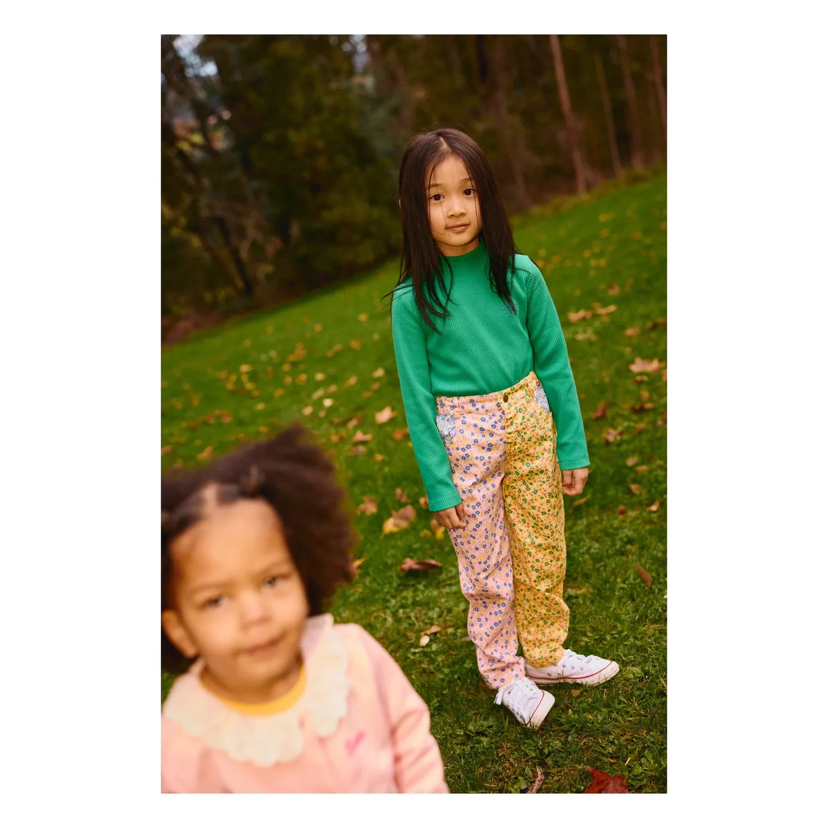 Goldie + Ace - Posy Floral Printed Pants | Yellow
