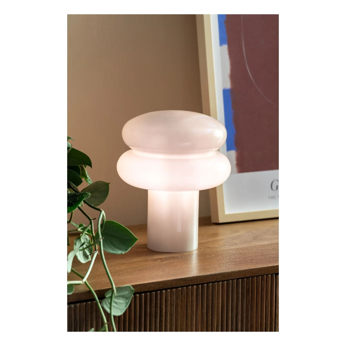 Present Time - Incesante Double Ring Table Lamp | Grey
