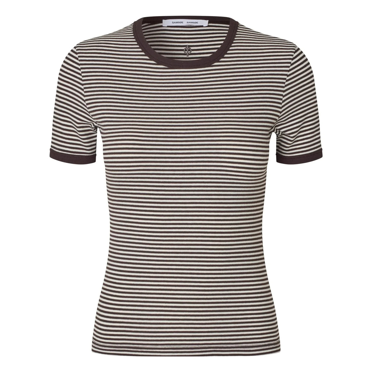 Samsoe Samsoe - Salinas Organic Cotton T-shirt | Brown
