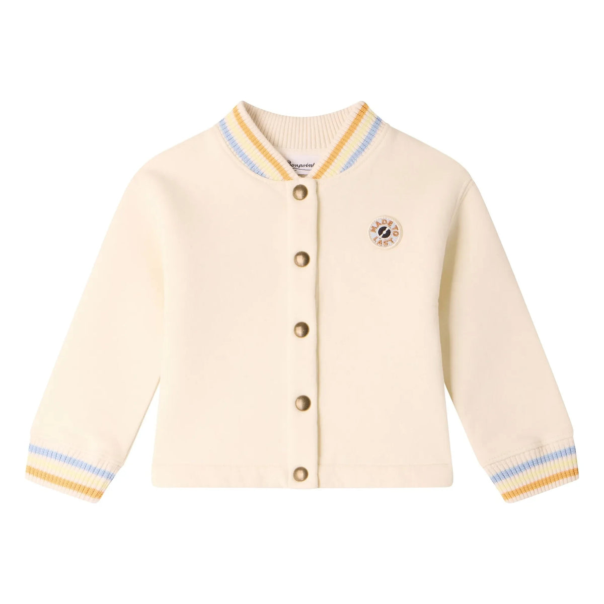 Bonpoint - Milan organic cotton vest | Ecru