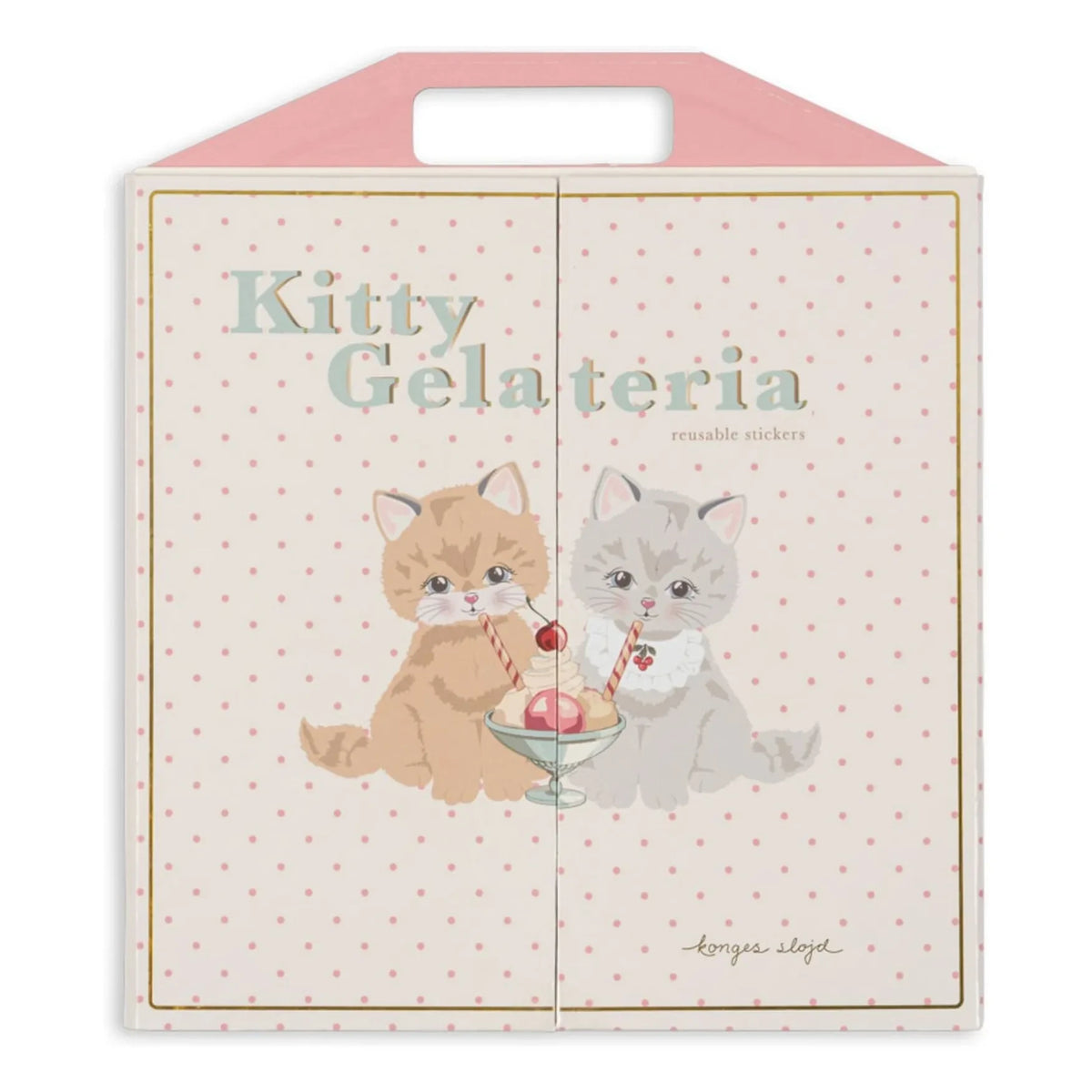 Konges Sløjd - Kitty Sticker Book | Pink