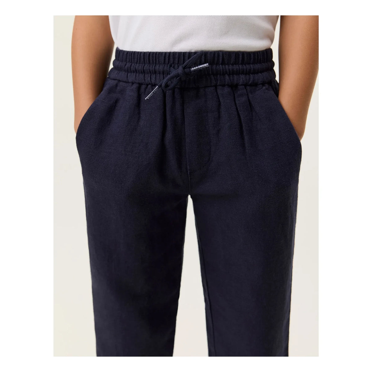 Les Deux - Patrick Linen Trousers | Midnight blue
