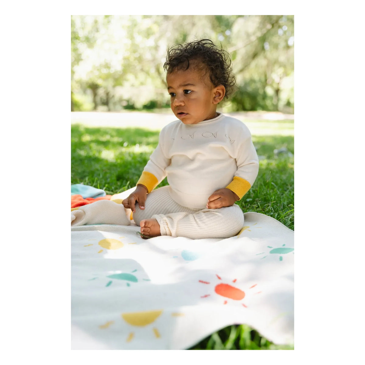 Bayiri - Little Fish Organic Cotton Sweater | Ecru
