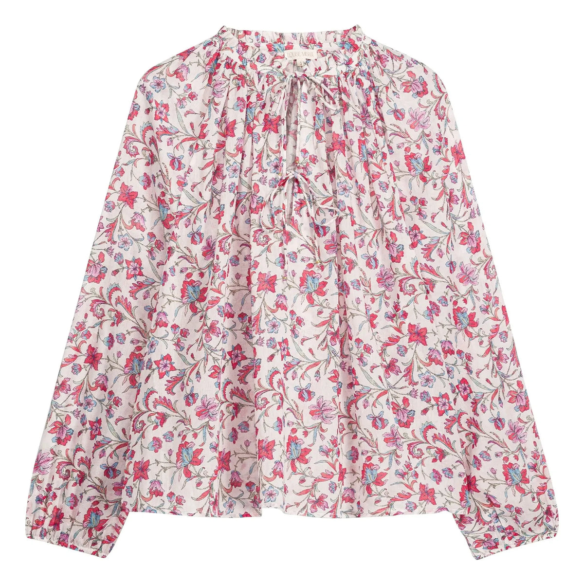Louise Misha - Nicoliana Organic Cotton Blouse | Pink