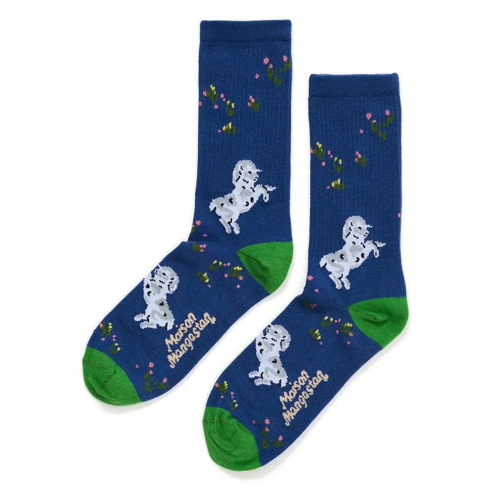 Maison Mangostan - Sheep Socks | Navy