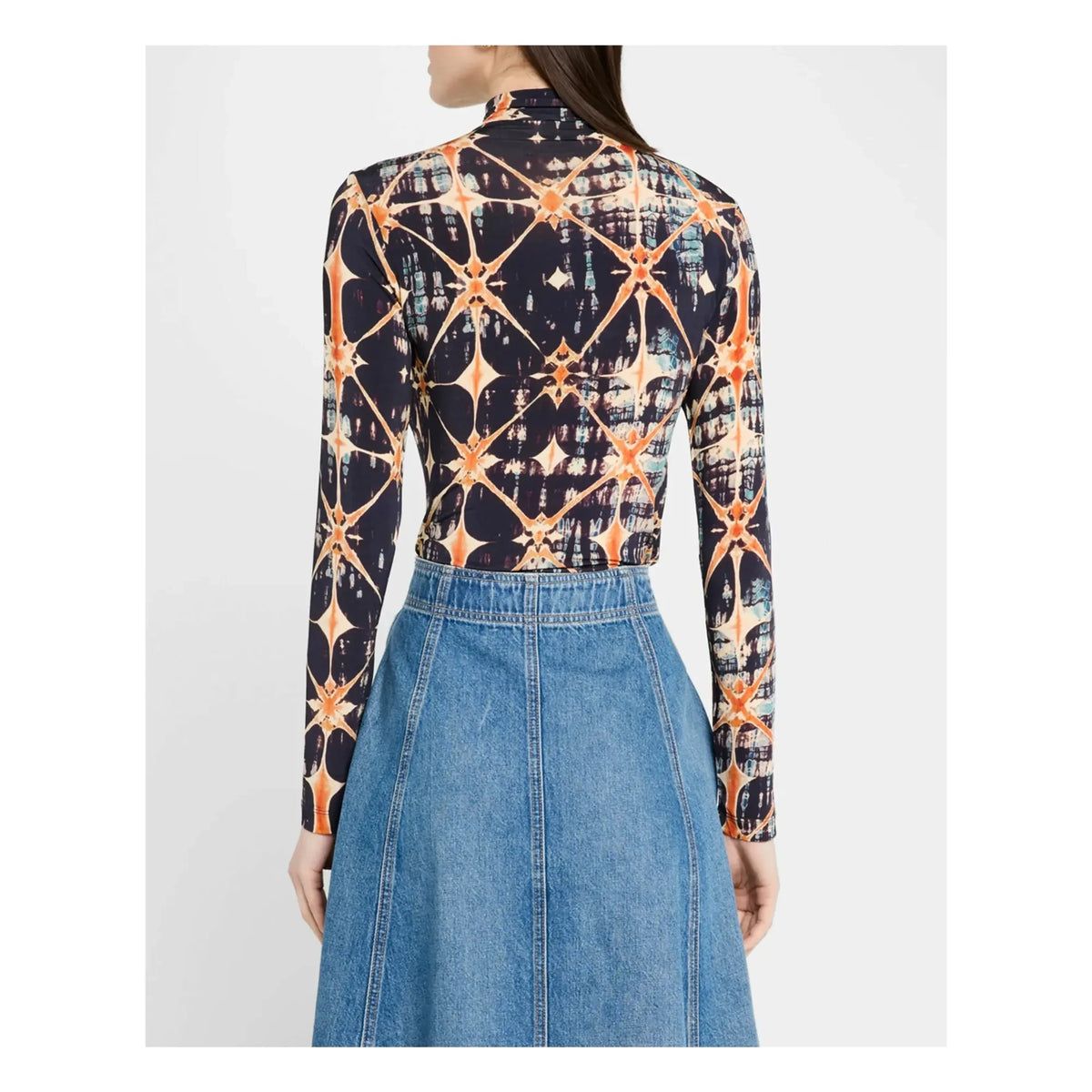 Ulla Johnson - Aurelia turtleneck T-Shirt | Orange