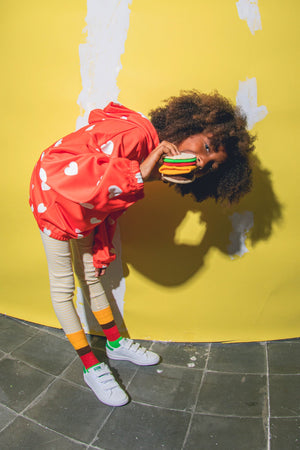 Eat My Socks - Kids Cheeseburger Socks