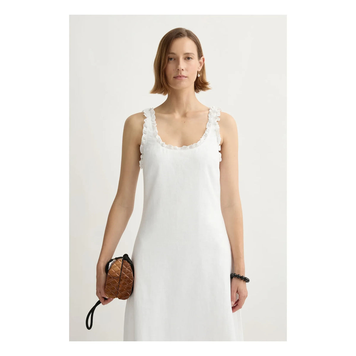 Posse - Florence Linen Dress | Ivory