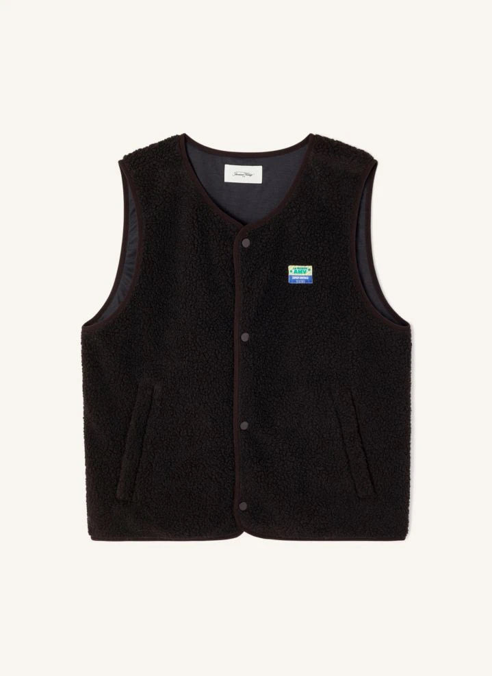American Vintage - Hoktown Sleeveless Jacket | Brown