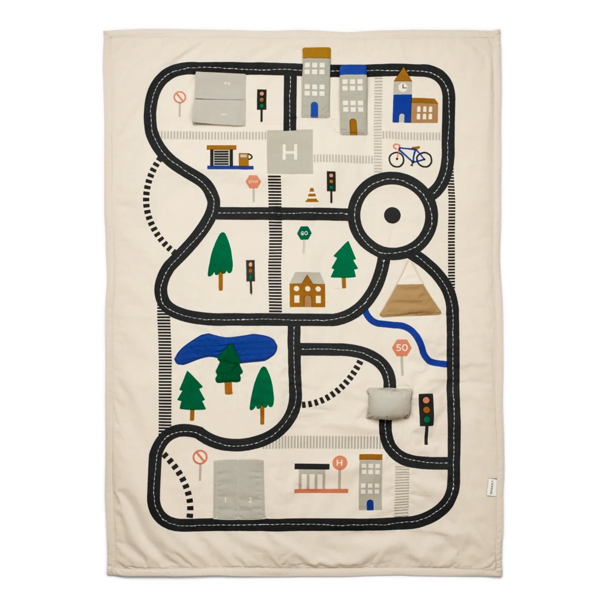 Liewood - Adonna Play Mat | Road map/Sand