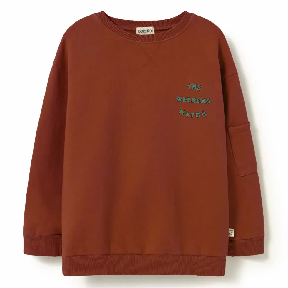 Cozmo - Adam sweatshirt | Dark red