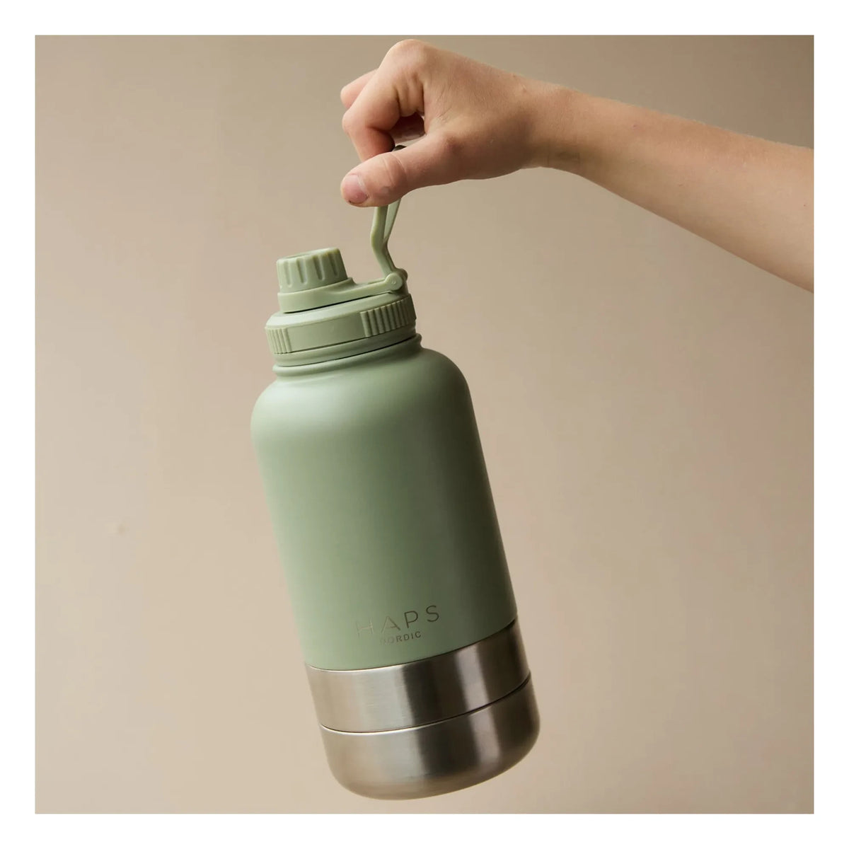 Haps Nordic - Haps Go Dog Water Bottle - 900 ml | Mint Green