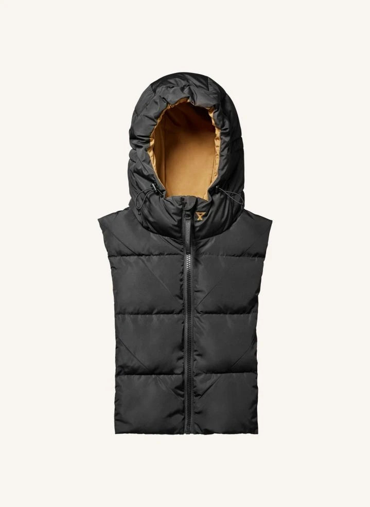 Fudoon - Reversible Hooded Puffer Jacket | Caramel