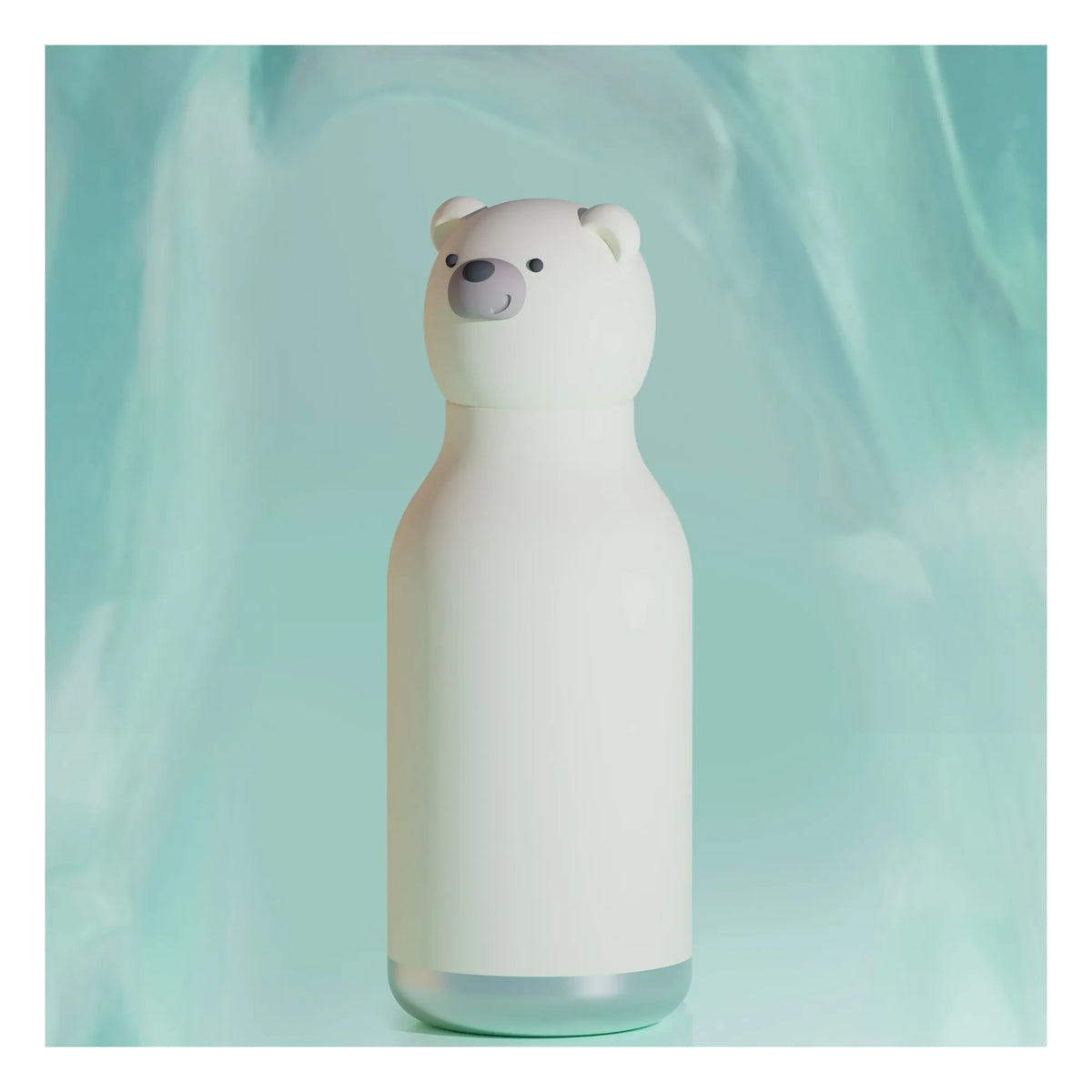 Asobu - White Bear Stainless Steel Water Bottle