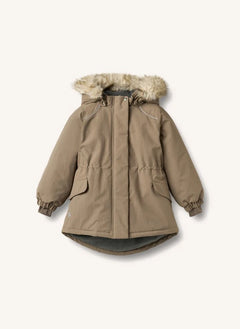 Wheat - Mathilde Parka Made from Recycled Fibers | Beige