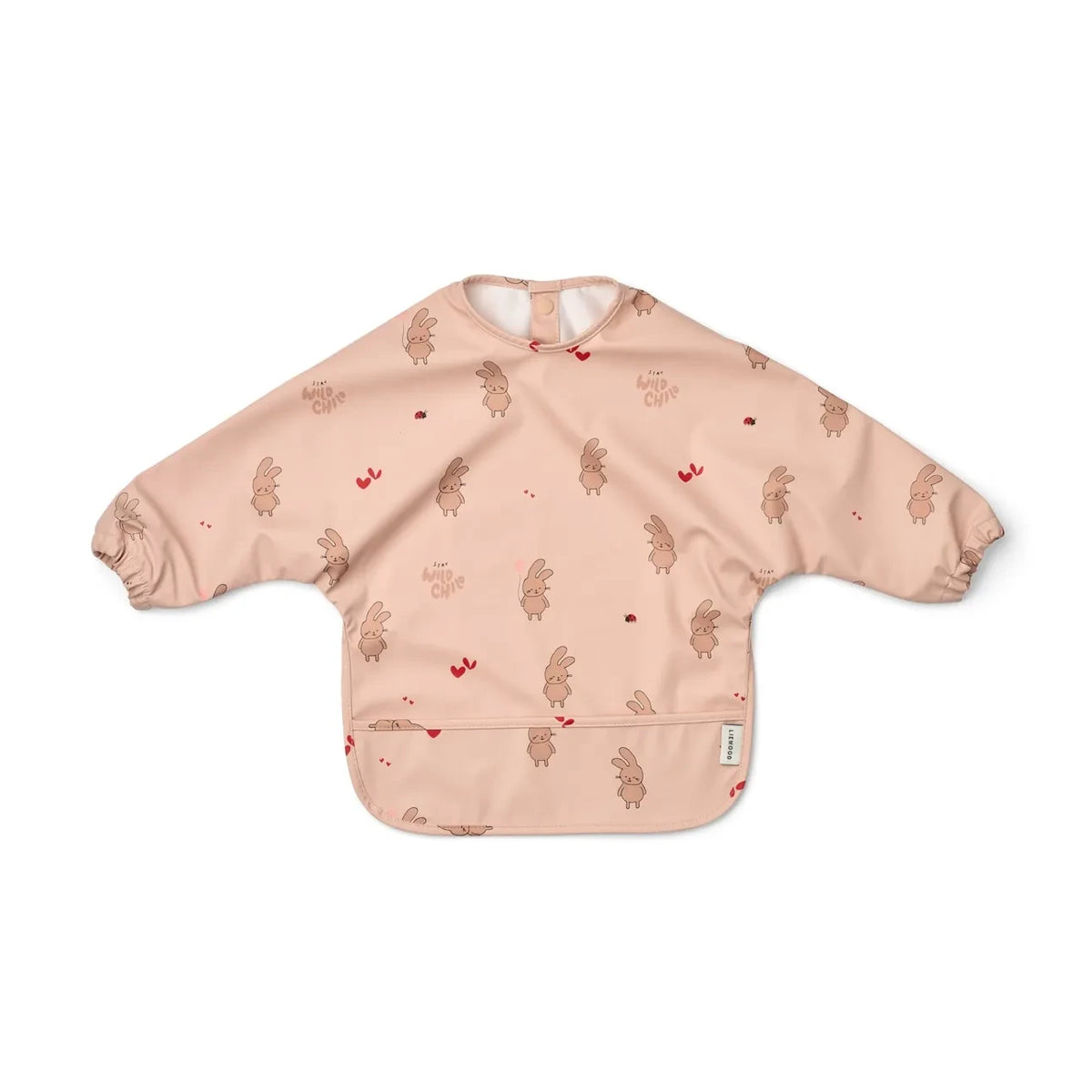 Liewood - Merle Long-Sleeved Feeding Bib | Wild child/Rosey