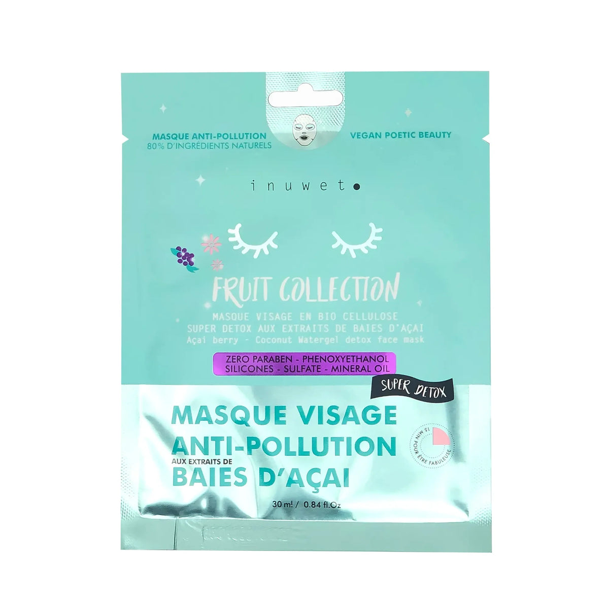 Inuwet - Acai Berry Detox Facial Mask