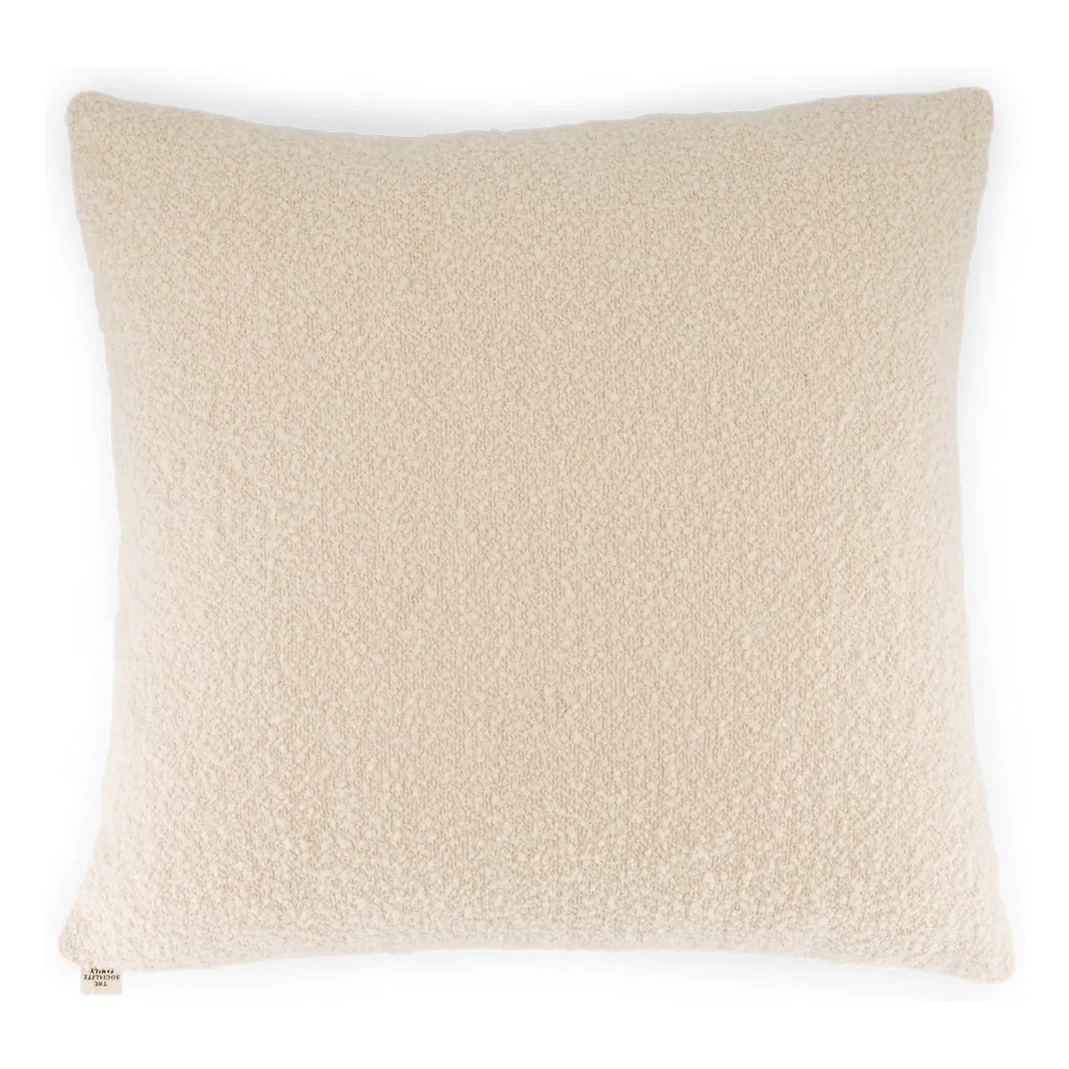 The Socialite Family - Carino Square Wool Bouclé Cushion | Cream