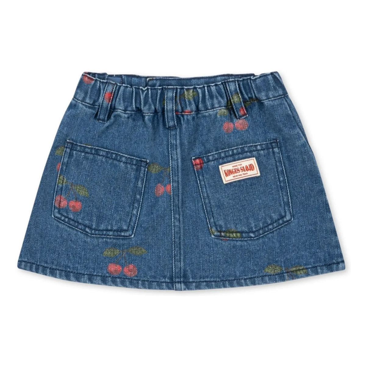 Konges Sløjd - Denim Skirt Magot Cerises Organic Cotton | Blue