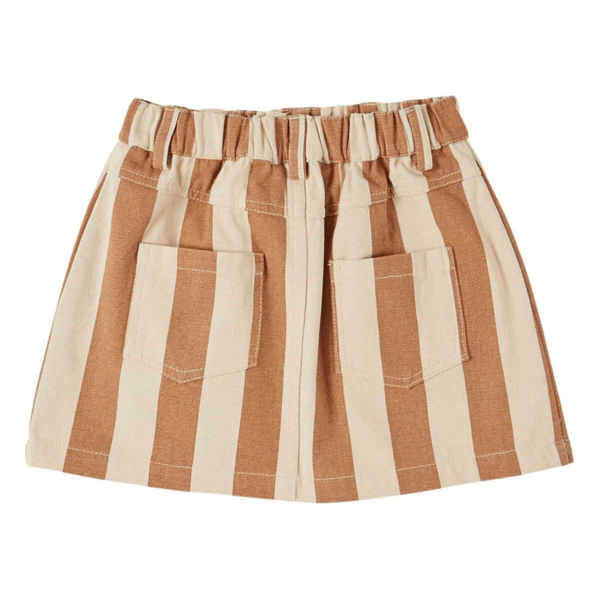 Emile et Ida - Striped skirt | Ecru