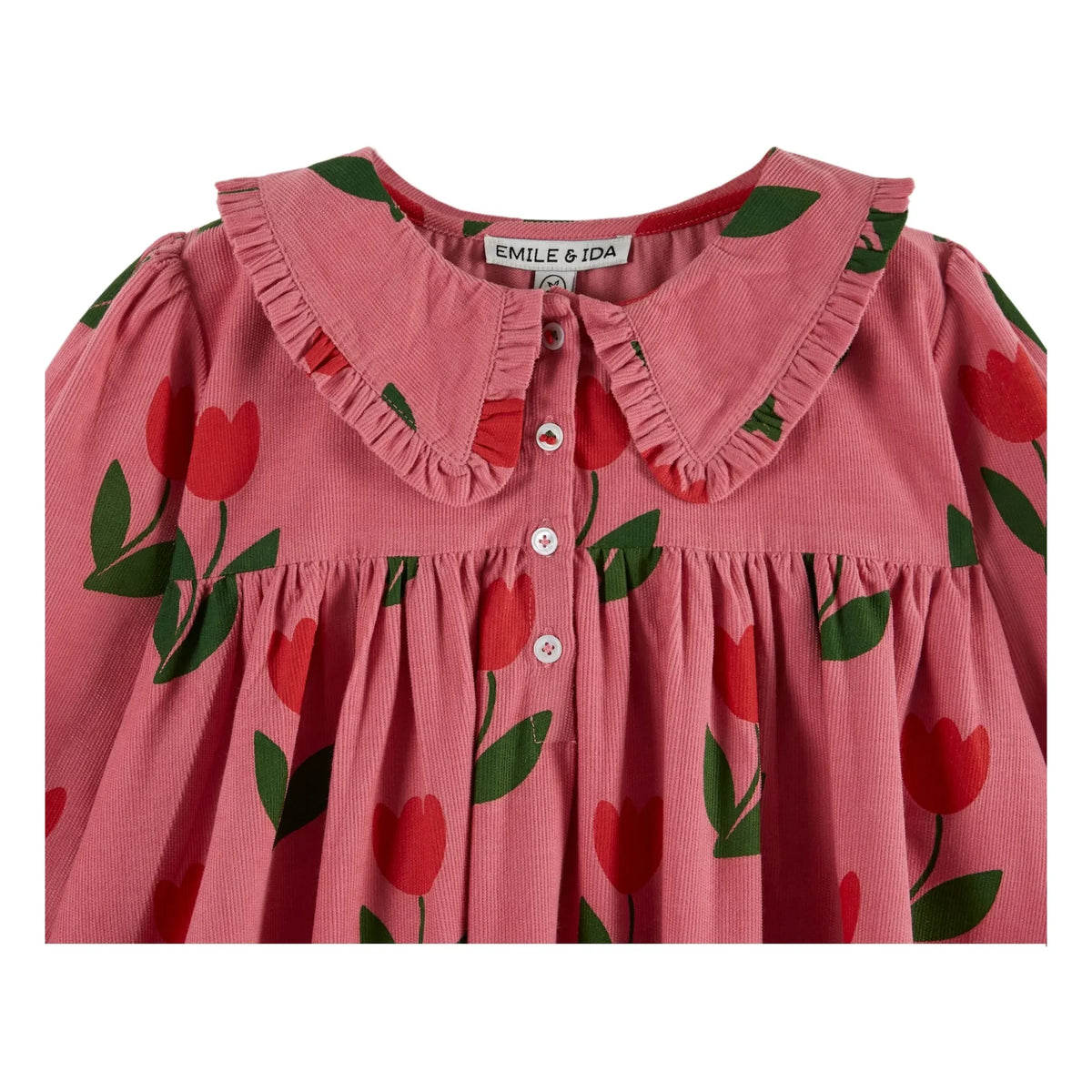 Emile et Ida - Ample Tulip Dress | Pink