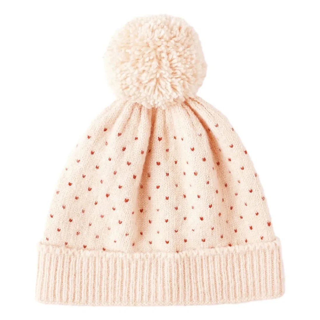 Rylee + Cru - Chiné knit beanie | Dusty pink