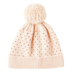 Rylee + Cru - Chiné knit beanie | Dusty pink