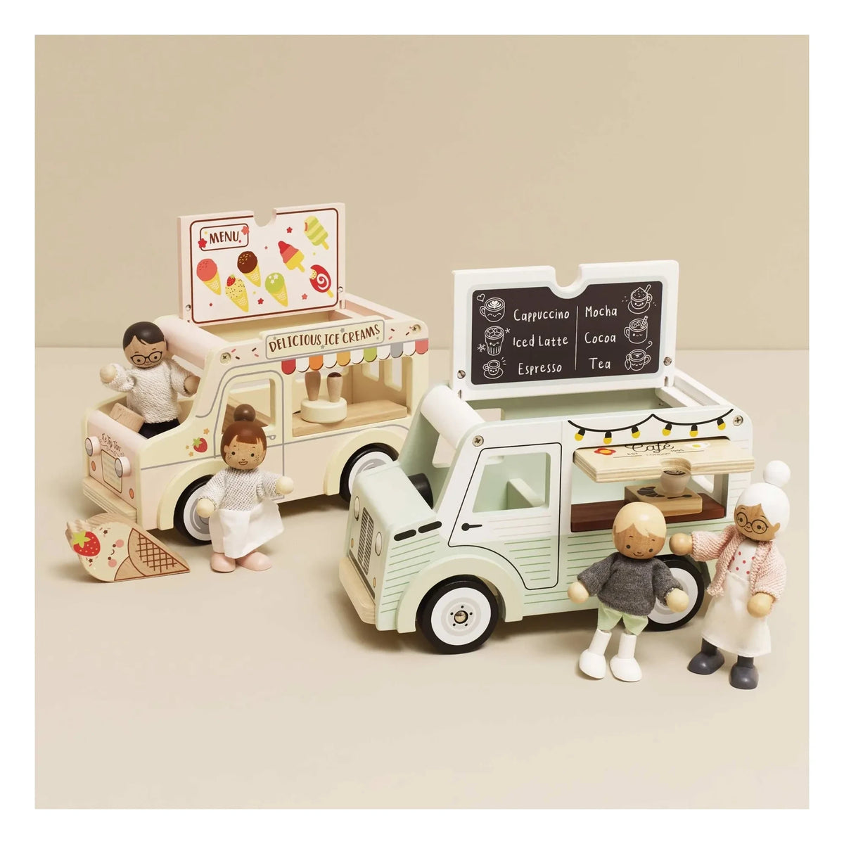 Le Toy Van - Café Doll Van | Light blue
