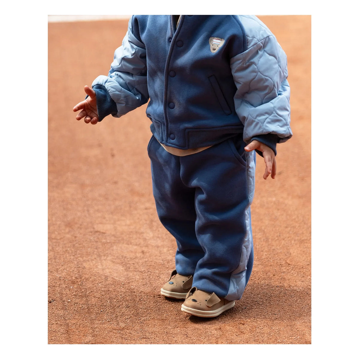 Donsje - Noorien Bi-Material Jogger | Dark Blue