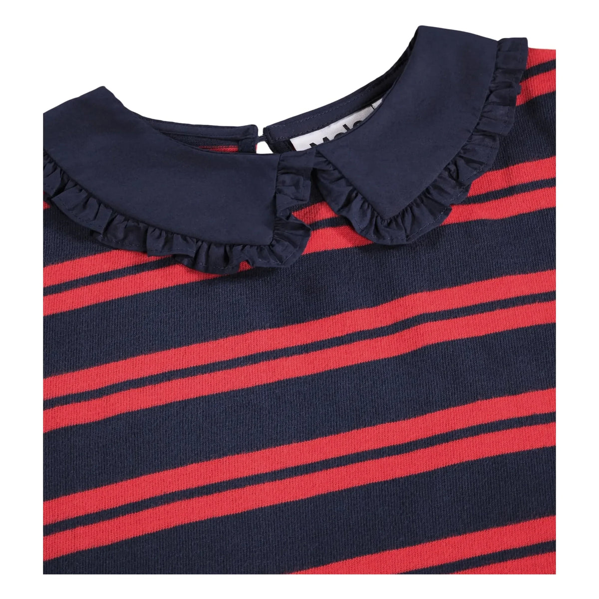 Molo - Claudine Collar T-Shirt Frame Organic Cotton | Red