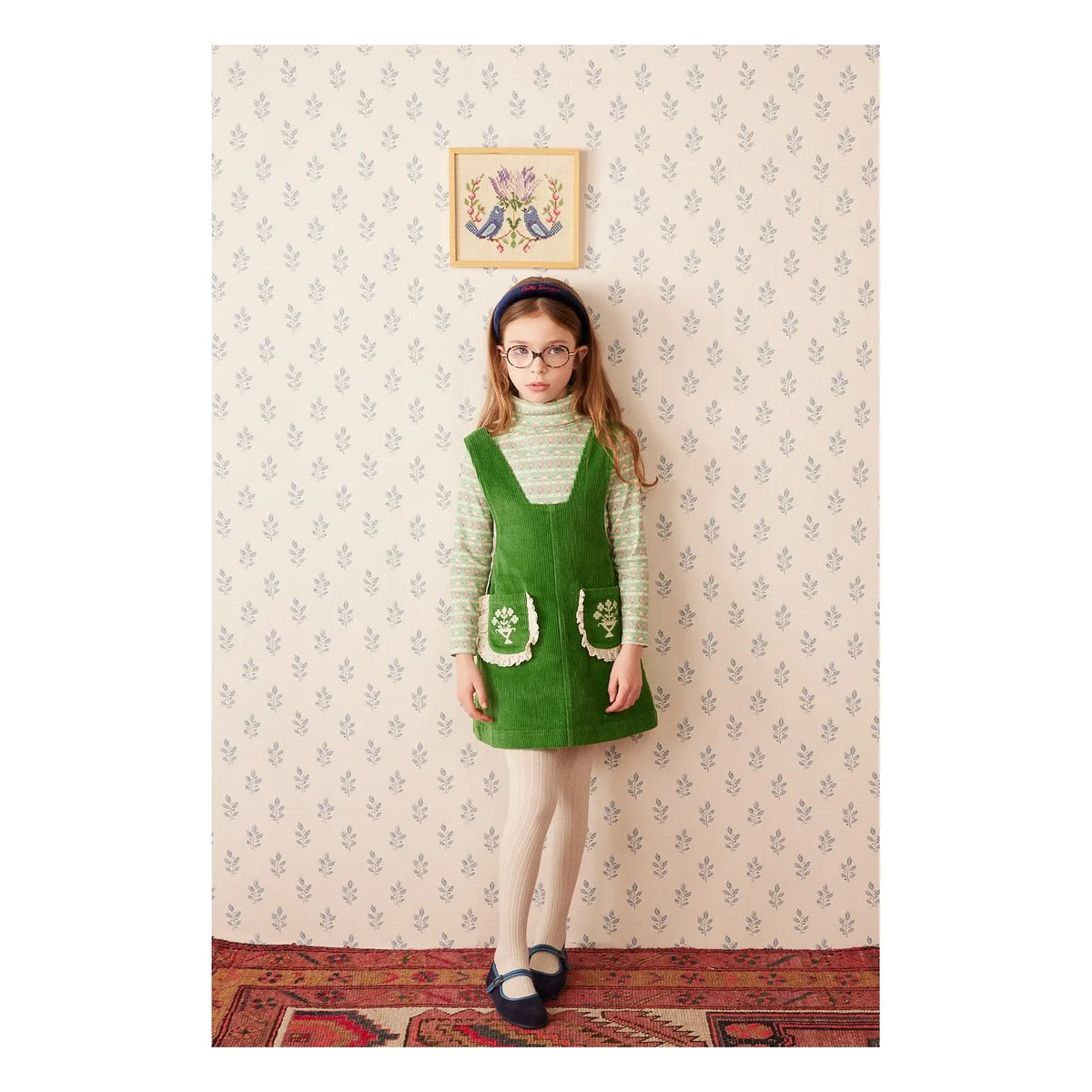 Hello Simone - Christie Corduroy Dress | Green