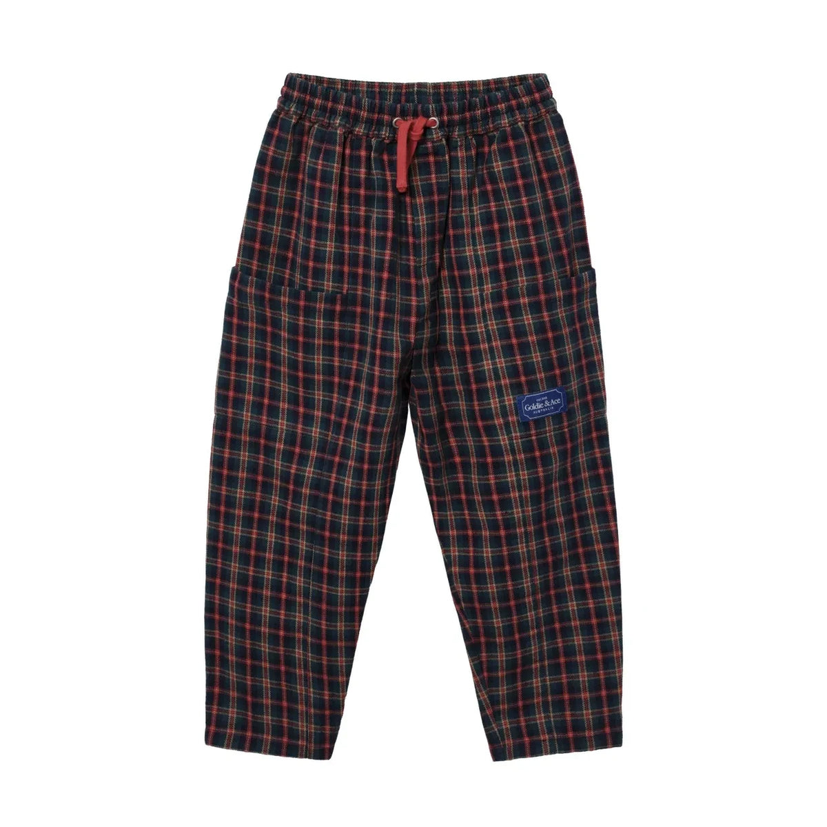 Goldie + Ace - Checked Trousers | Navy