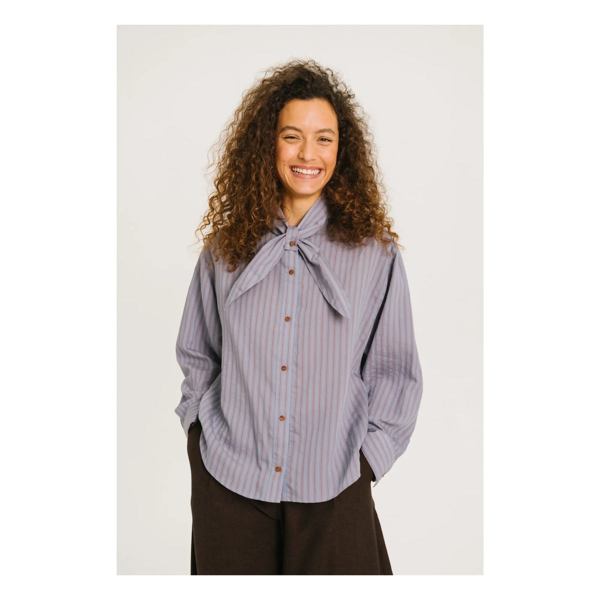 Sacrécoeur - Charlie scarf blouse | Purple