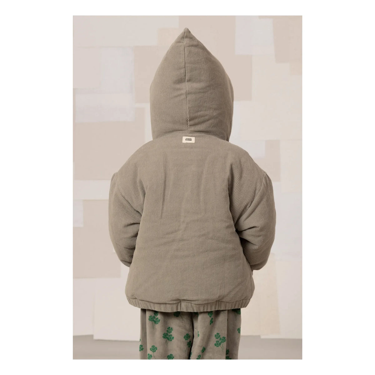 Studio Bohème - Frio Shamrock Cord Velvet Coat Recycled Fiber | Gray