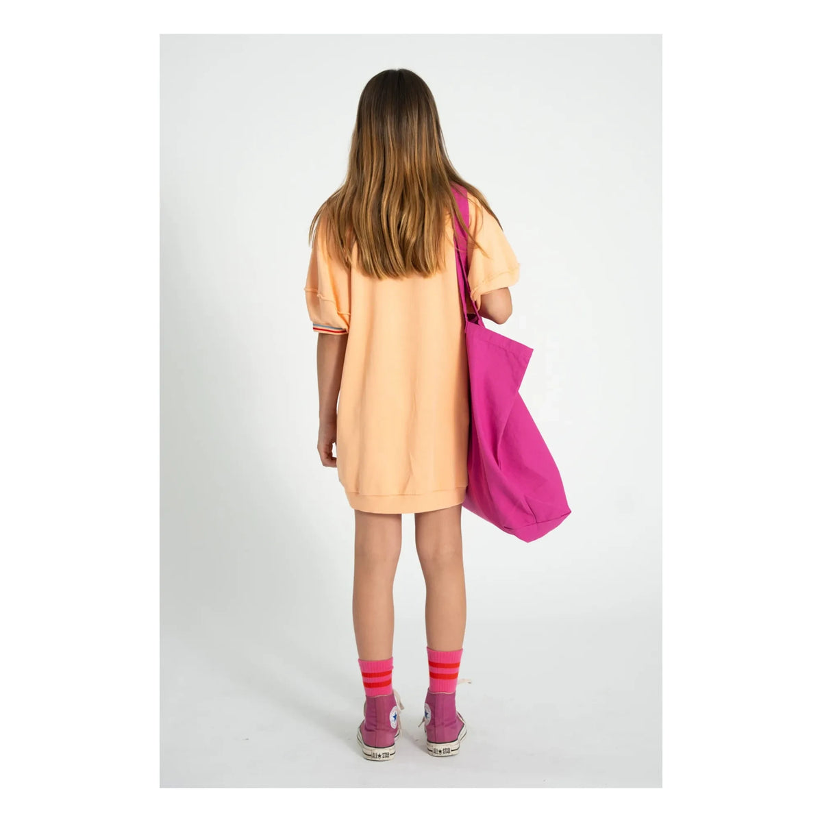 Piupiuchick - Sweat Dress Piupiuchick Est 2012 Organic Cotton | Peach