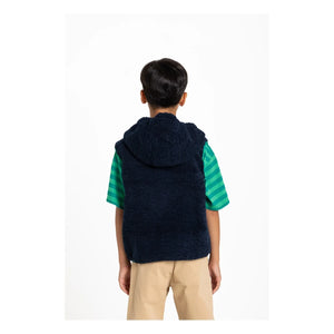 Smallable Kid - Nils Striped Organic Cotton T-shirt | Emerald green