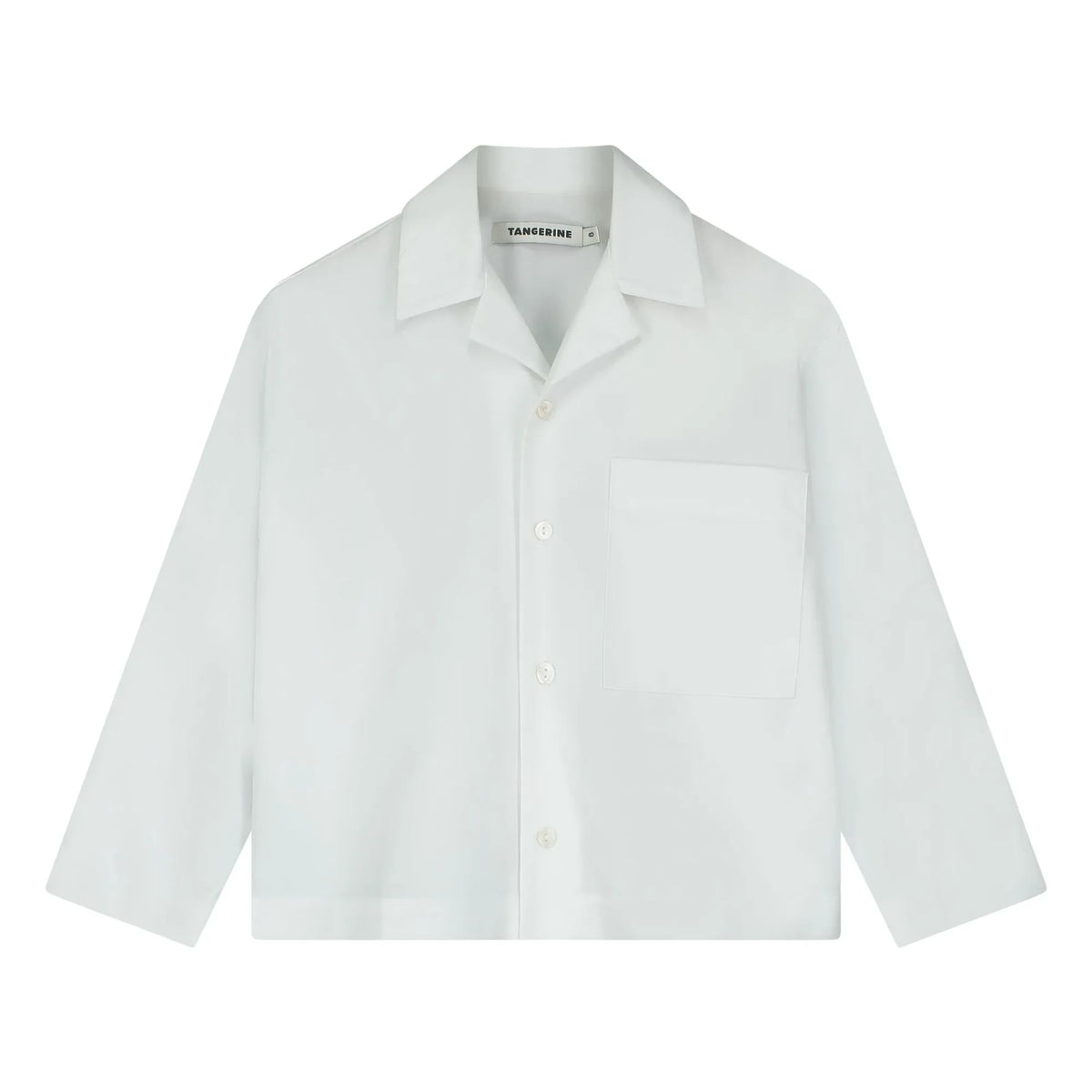 Tangerine - Bowling Shirt | White