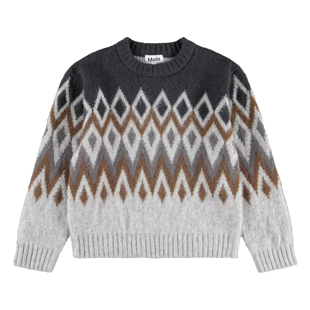 Molo - Baes Nordic Wool Sweater | Grey